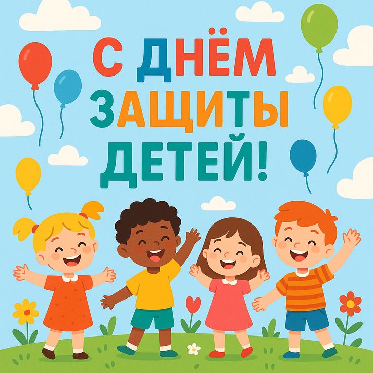 1 июня — детский праздник, праздник мира, добра и улыбок.